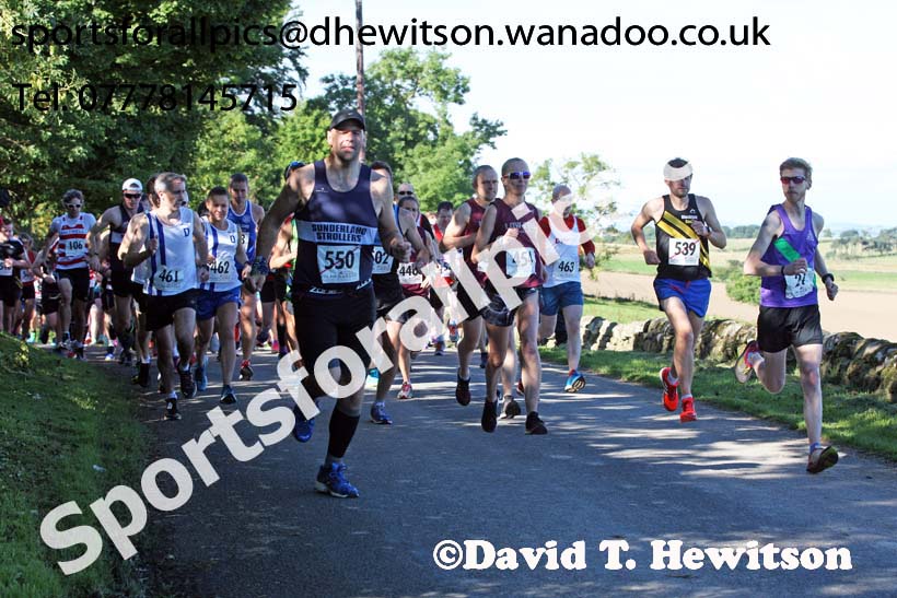 The start of the Tynedale Jelly Tea 10 Mile and 15 Mile Road Race, Hexham. Photo: David T. Hewitson/Sports for All Pics